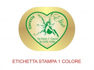 Etichette adesive per fioristi, fiorai e vivaisti (mm 41x32)  (cod.65G)